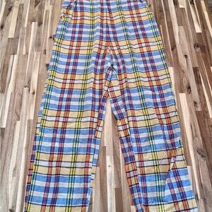 Women’s Multicolor Plaid Jumpsuit